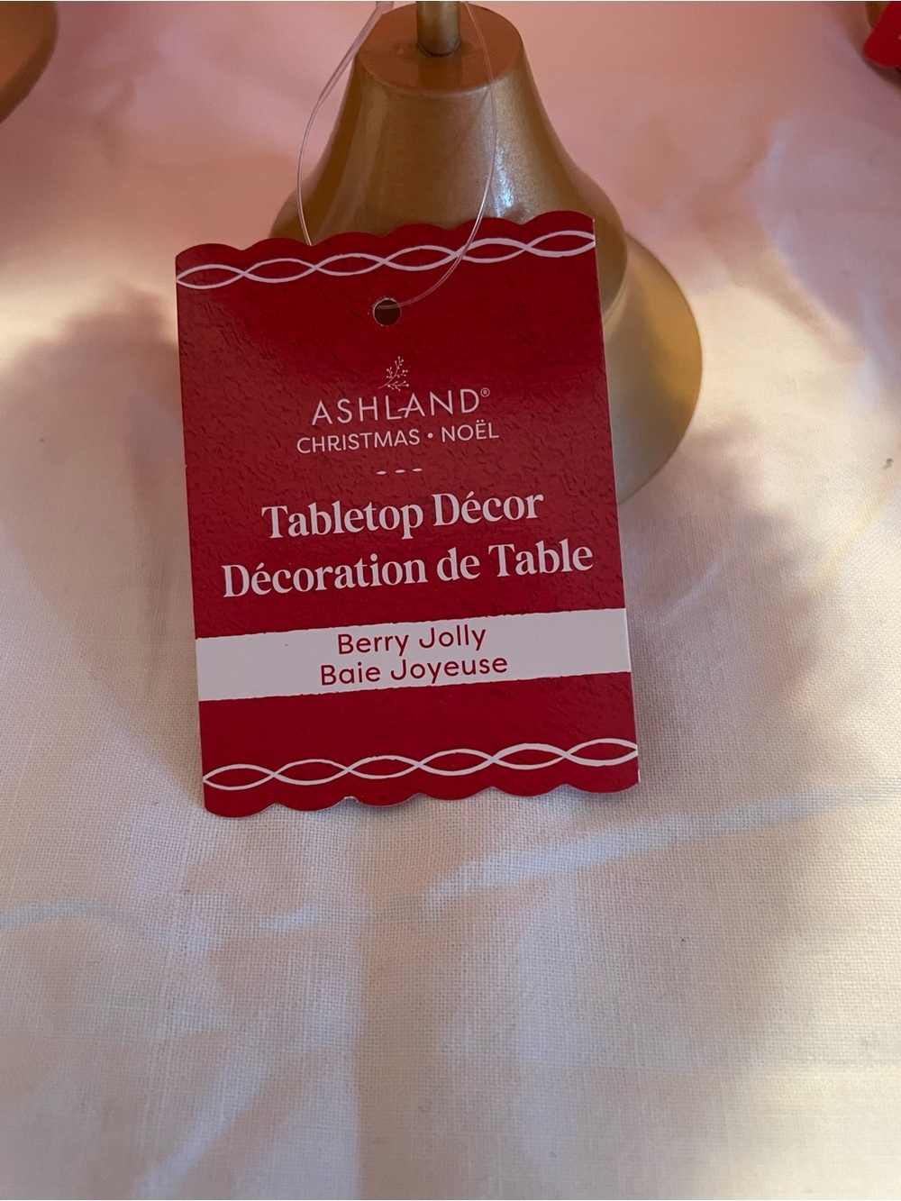 NWT 3 Ashland Pink Tassel Tabletop Trees with Gold Stars - Picture 9 of 14